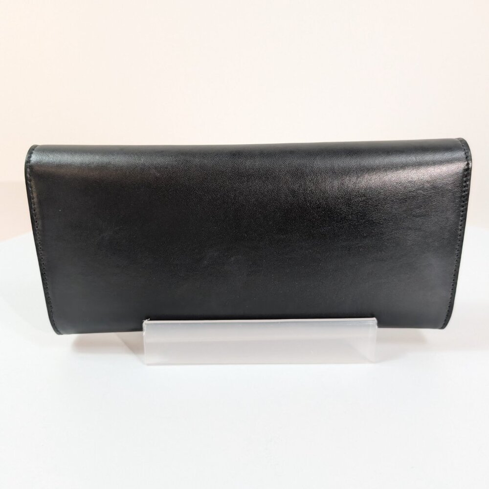 Gucci Black Rajah Broadway Smooth Leather Jeweled Tiger Head Clutch - Picture 6 of 15